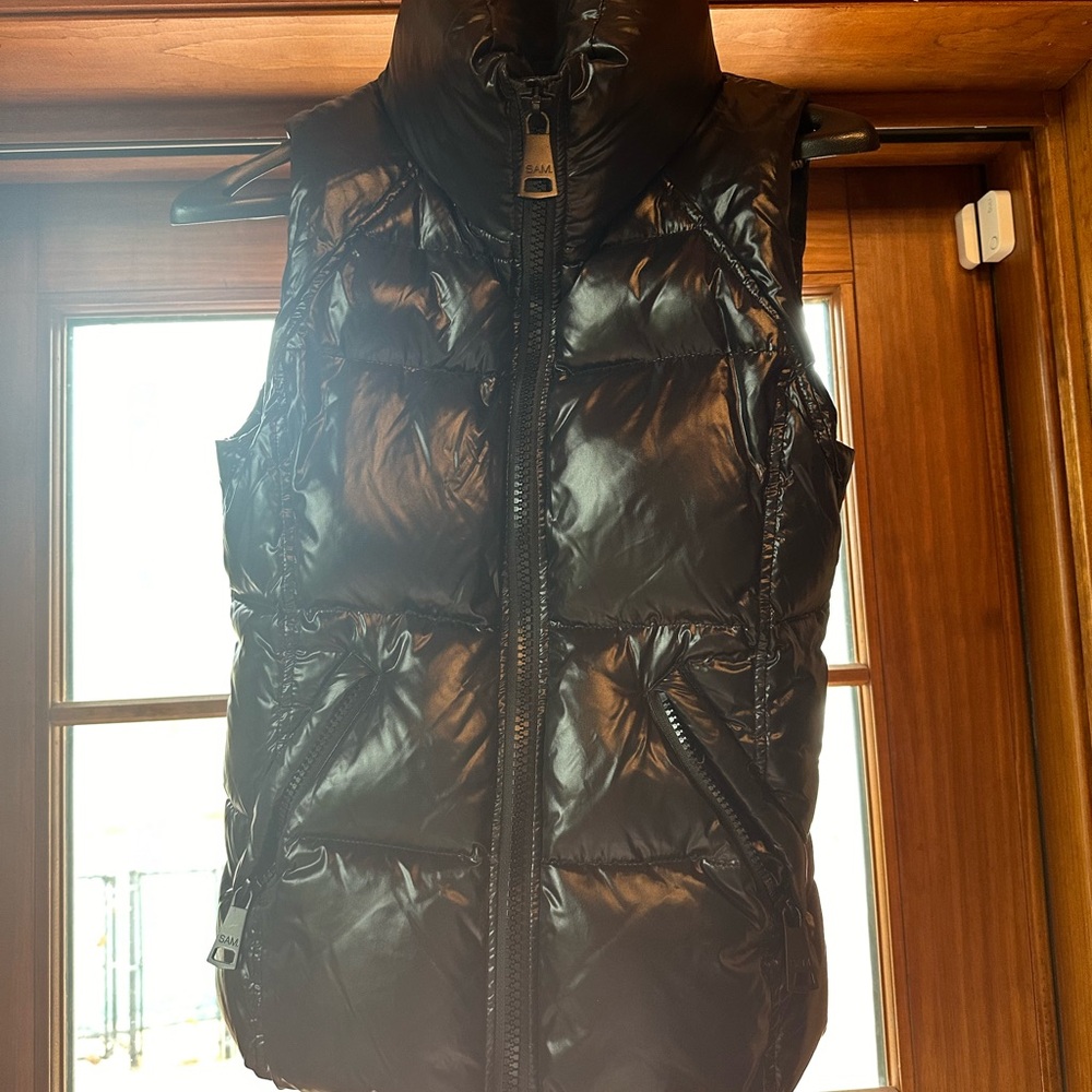 SAM. New York Black Quilted Vest